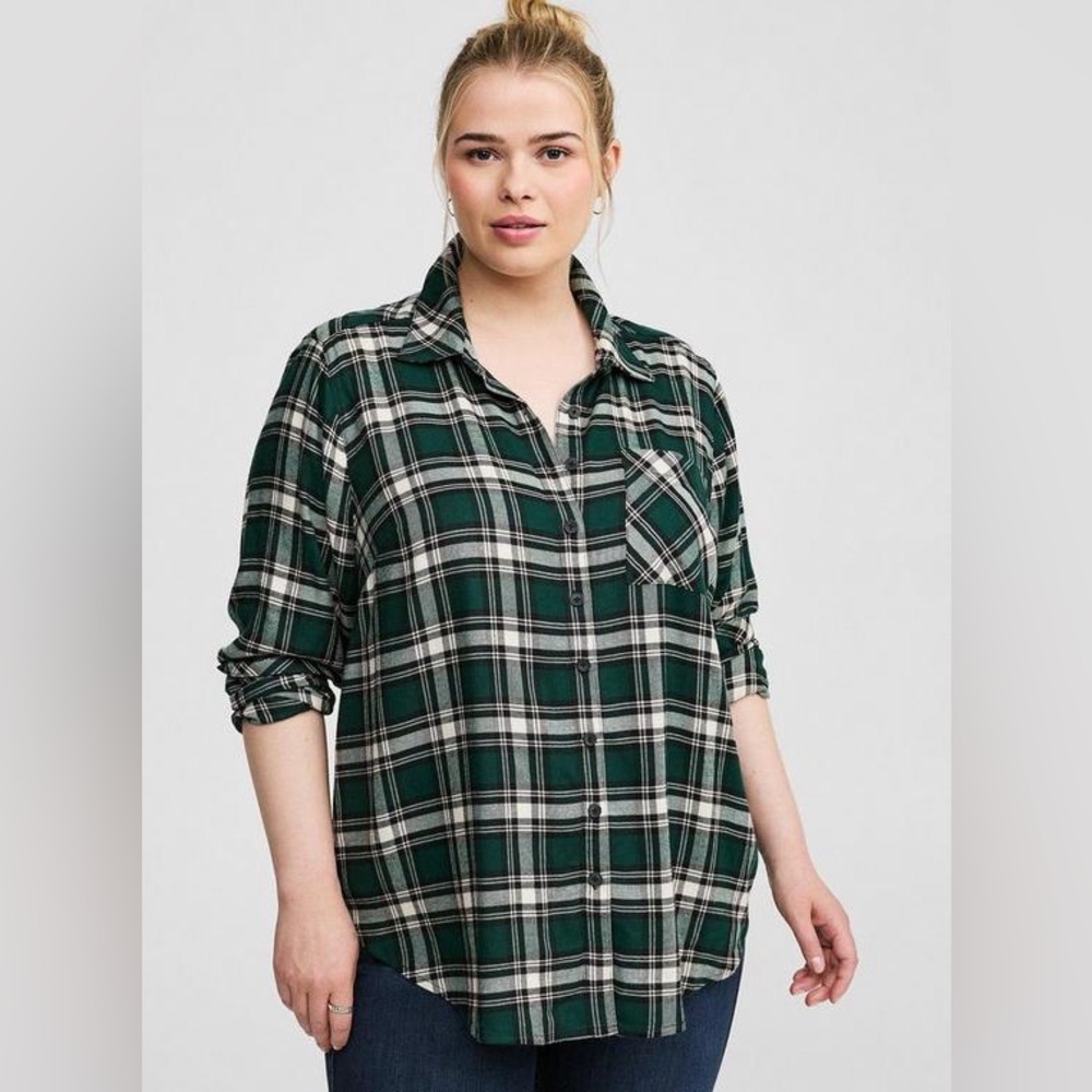 Torrid Lizzie Button-Up Shirt Womens size 1X